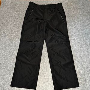 Lands End Waterproof Rain Pants. Black. Size Medium.